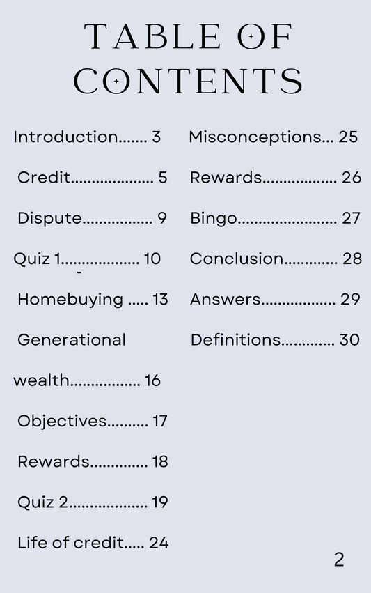 Keys to Credit